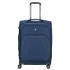Discount Roncato Gateway 4 Wheel Trolley 66 Expandable blue
