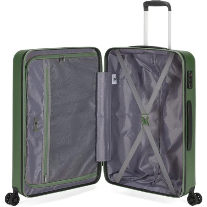 New Roncato Ibiza Medium Trolley 65 verde militare