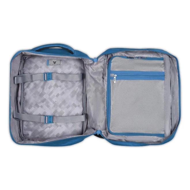 Outlet Roncato Ironik 2.0 Mini Expandable Underseater Backpack denim