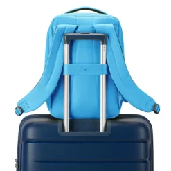 Discount Roncato Ironik 2.0 Mini Expandable Underseater Backpack denim blue