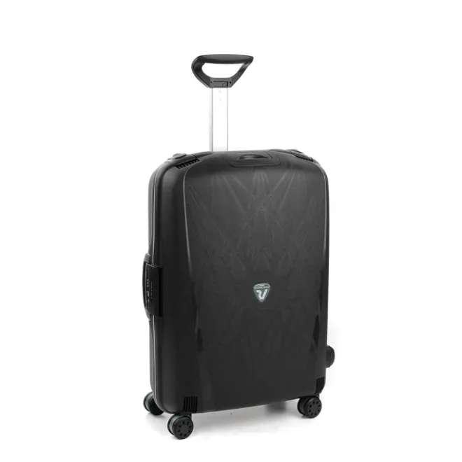 Clearance Roncato Light 4 Wiel Trolley 68 nero