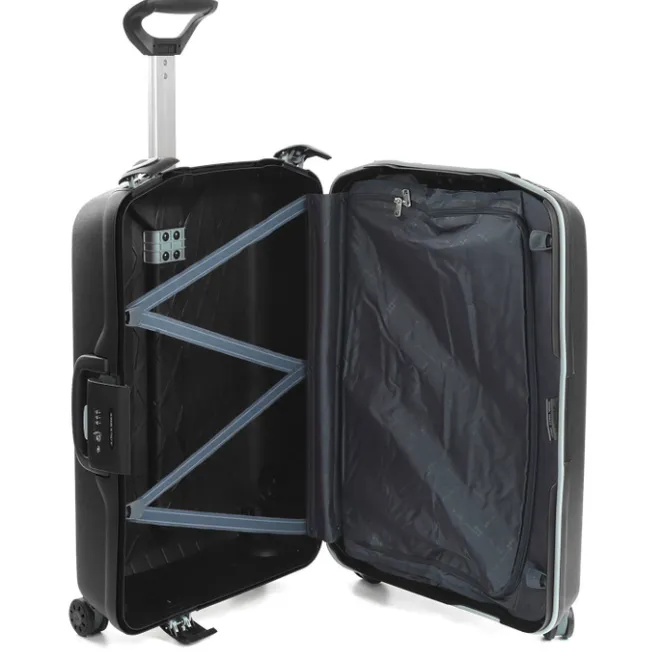 Clearance Roncato Light 4 Wiel Trolley 68 nero