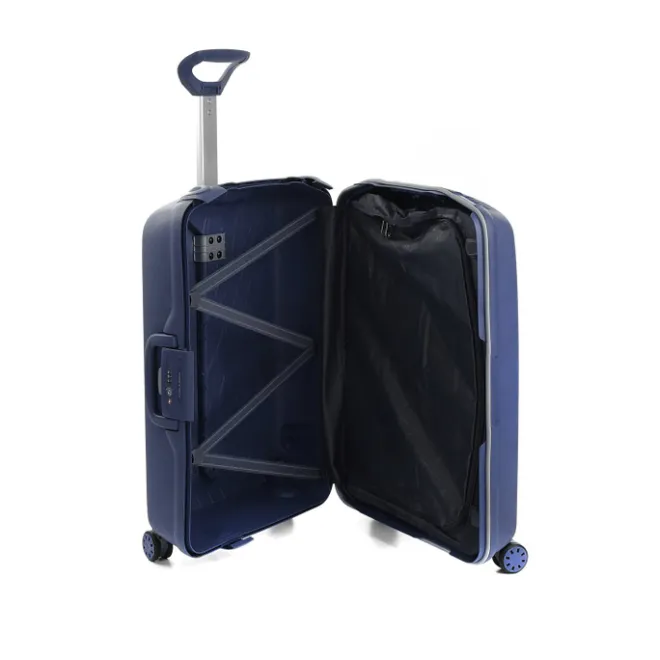 Clearance Roncato Light 4 Wiel Trolley 68 navy blue