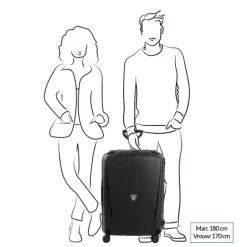 New Roncato Light 4 Wiel Trolley 75 nero