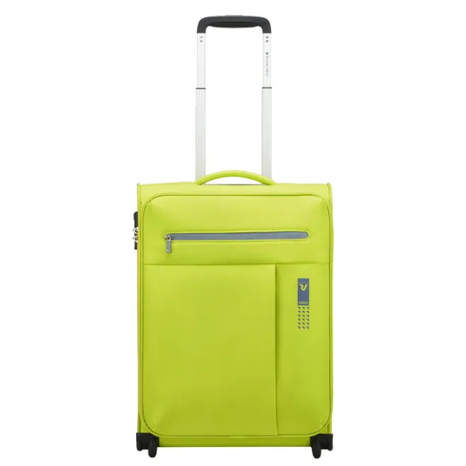 Best Roncato Lite Soft 2 Wheel Cabin Trolley cyber lime