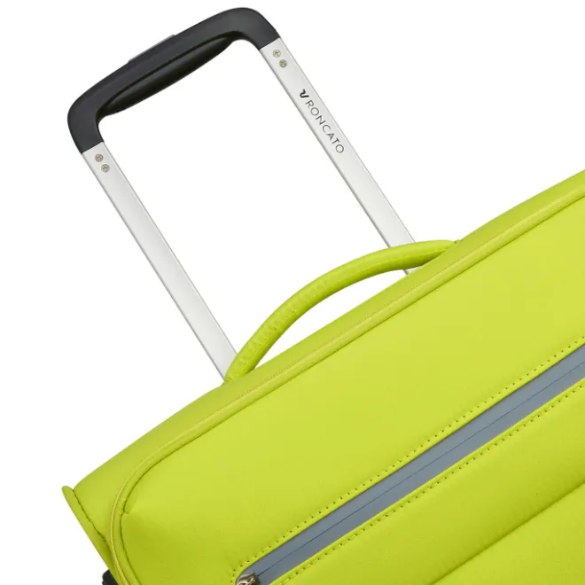 Best Roncato Lite Soft 2 Wheel Cabin Trolley cyber lime