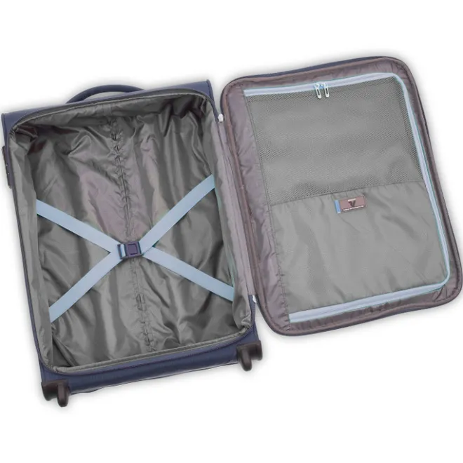 Clearance Roncato Lite Soft 2 Wheel Cabin Trolley blu navy