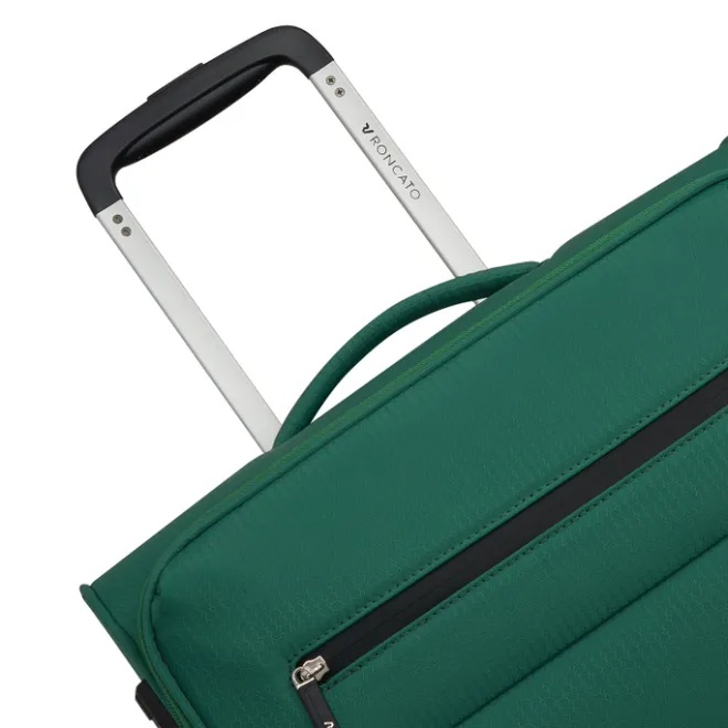Best Roncato Lite Soft 2 Wheel Cabin Trolley briljant green