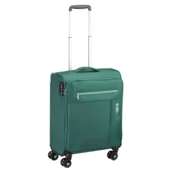 New Roncato Lite Soft 4 Wheel Cabin Trolley verde bottiglia