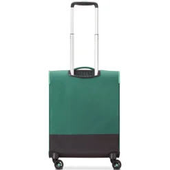 New Roncato Lite Soft 4 Wheel Cabin Trolley verde bottiglia
