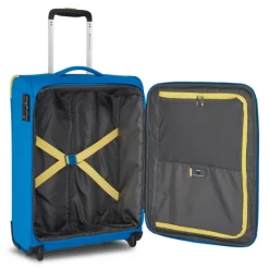 New Roncato Lite Soft 2 Wheel Cabin Trolley cobalt blue