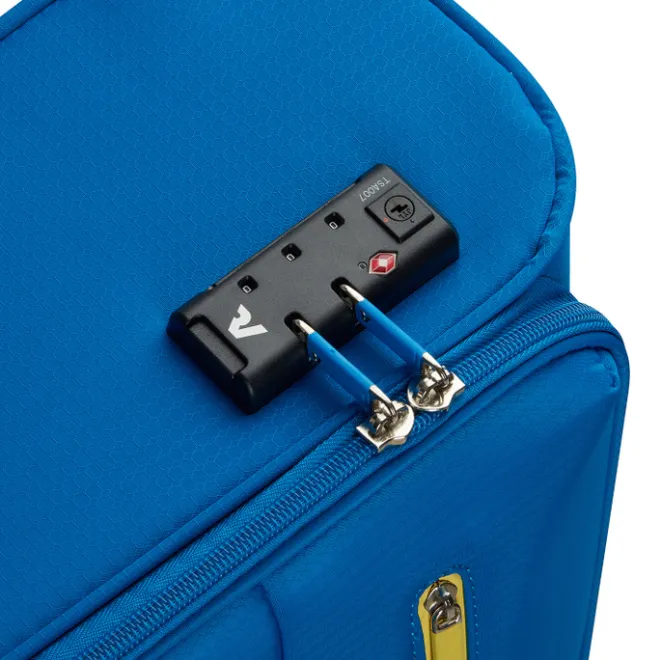 New Roncato Lite Soft 2 Wheel Cabin Trolley cobalt blue