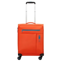 Discount Roncato Lite Soft 4 Wheel Cabin Trolley brilliant orange