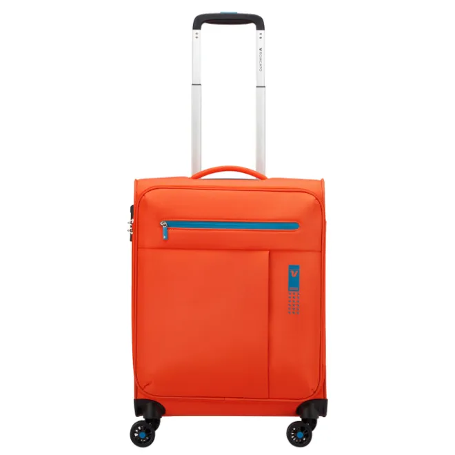Discount Roncato Lite Soft 4 Wheel Cabin Trolley brilliant orange