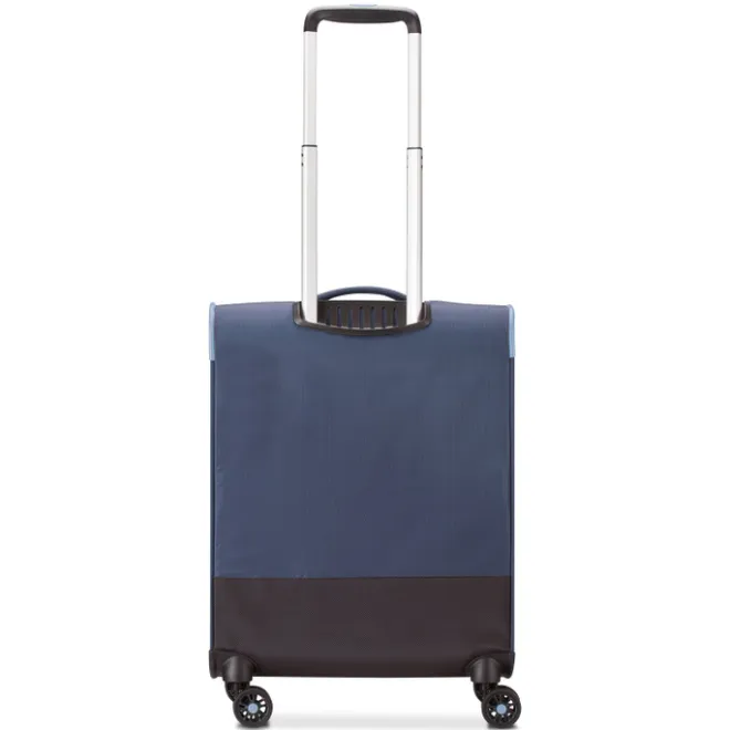 New Roncato Lite Soft 4 Wheel Cabin Trolley blu navy