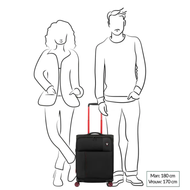 Sale Roncato Move Cabin Trolley 55 nero fumo