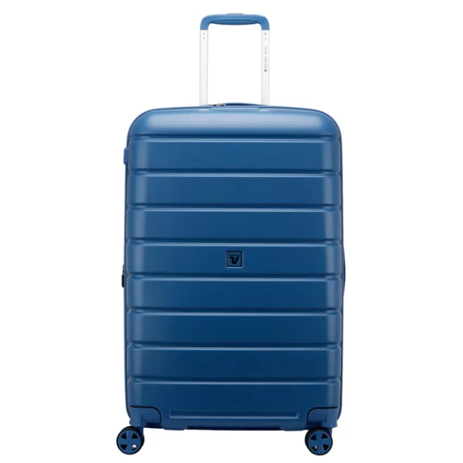 Best Roncato ReLIFE Expandable Trolley 73 Detachable Wheels blu retro
