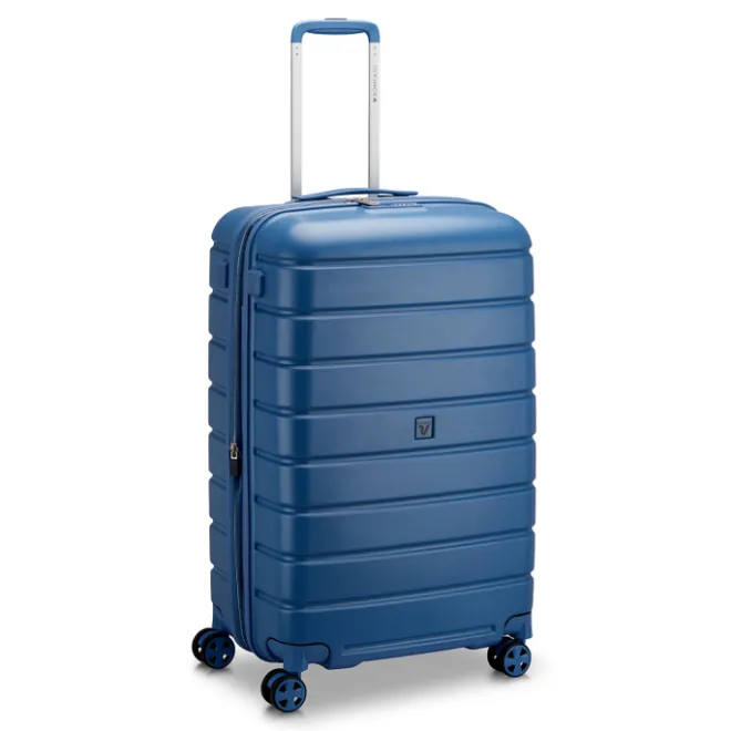 Best Roncato ReLIFE Expandable Trolley 73 Detachable Wheels blu retro