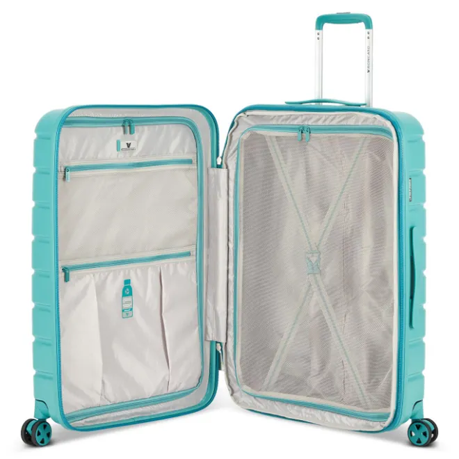 Discount Roncato ReLIFE Expandable Trolley 73 Detachable Wheels salvia