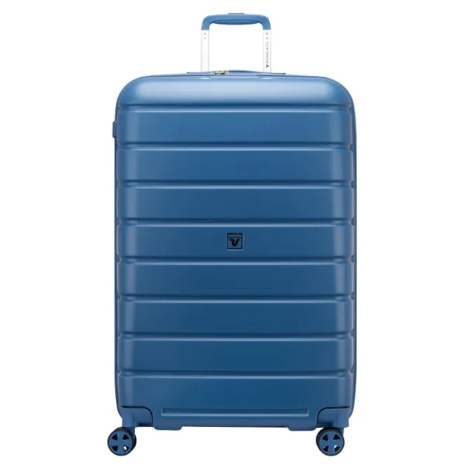 New Roncato ReLIFE Expandable Trolley 78 Detachable Wheels blu retro
