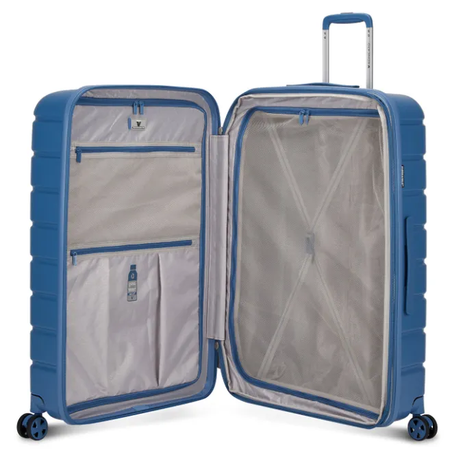 New Roncato ReLIFE Expandable Trolley 78 Detachable Wheels blu retro