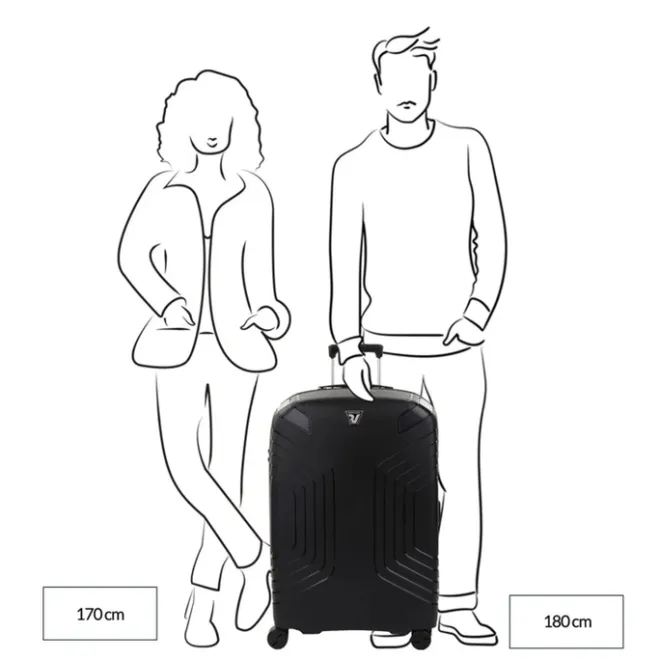 Hot Roncato Ypsilon 4.0 Expandable Trolley 78 burgundy