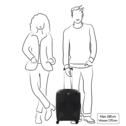 Best Roncato Ypsilon 4.0 Expandable Trolley with USB 55 blu notte