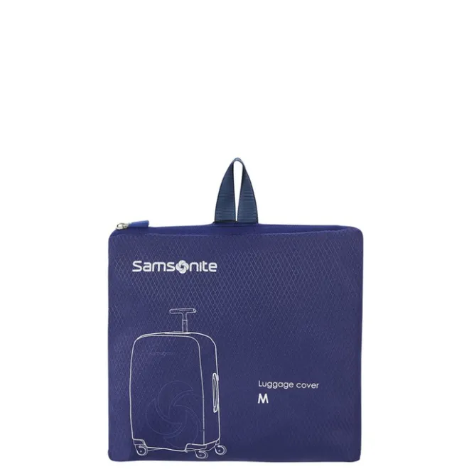 Sale Samsonite Accessoires Foldable Luggage Cover M midnight blue