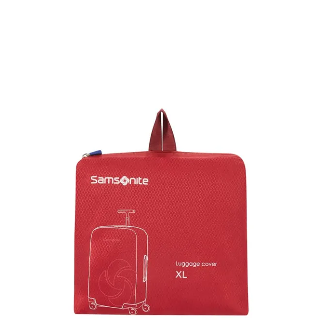 Outlet Samsonite Accessoires Foldable Luggage Cover XL red