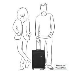 Samsonite Airea Spinner 55 Exp Lenght 35 cm black
