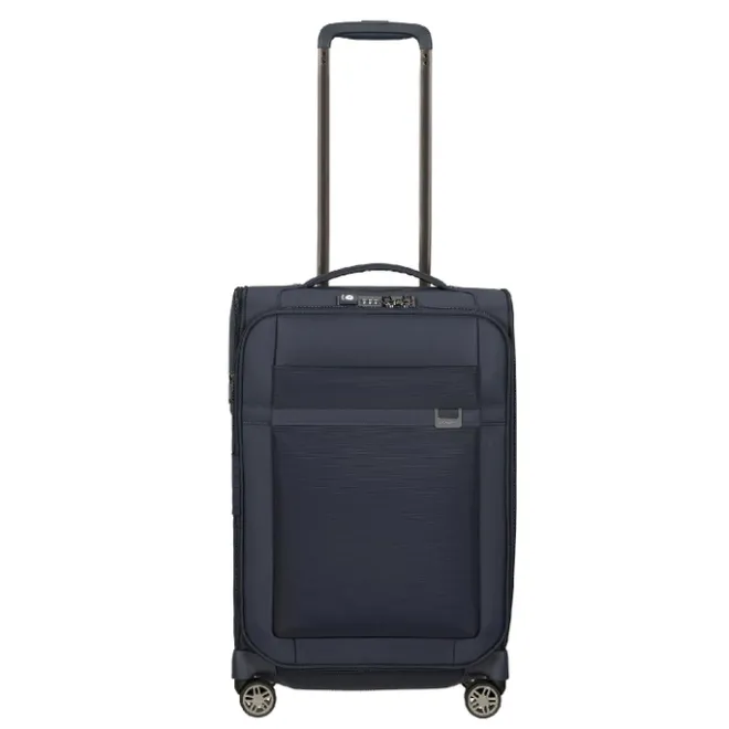 New Samsonite Airea Spinner 55 Exp Lenght 35 cm dark blue