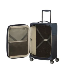 New Samsonite Airea Spinner 55 Exp Lenght 35 cm dark blue