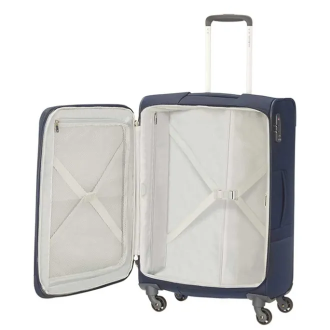 Sale Samsonite Base Boost Spinner 78 Expandable navy blue