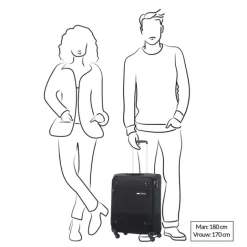 Outlet Samsonite Base Boost Spinner 55 Length 40 black