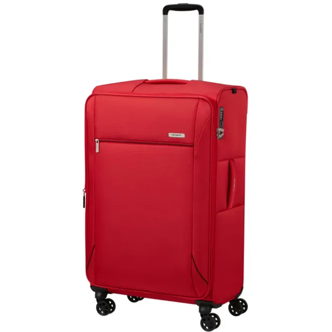 New Samsonite Base Breeze Spinner 78/29 Expandable red