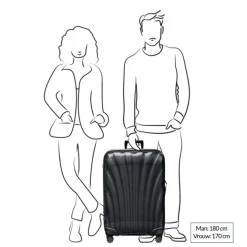Online Samsonite C-Lite Spinner 75 chili red