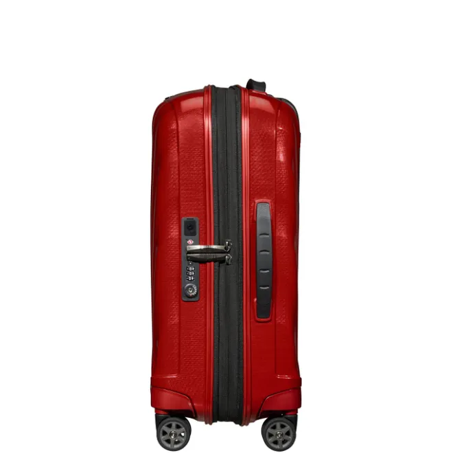 Clearance Samsonite C-Lite Spinner 55 Exp chili red