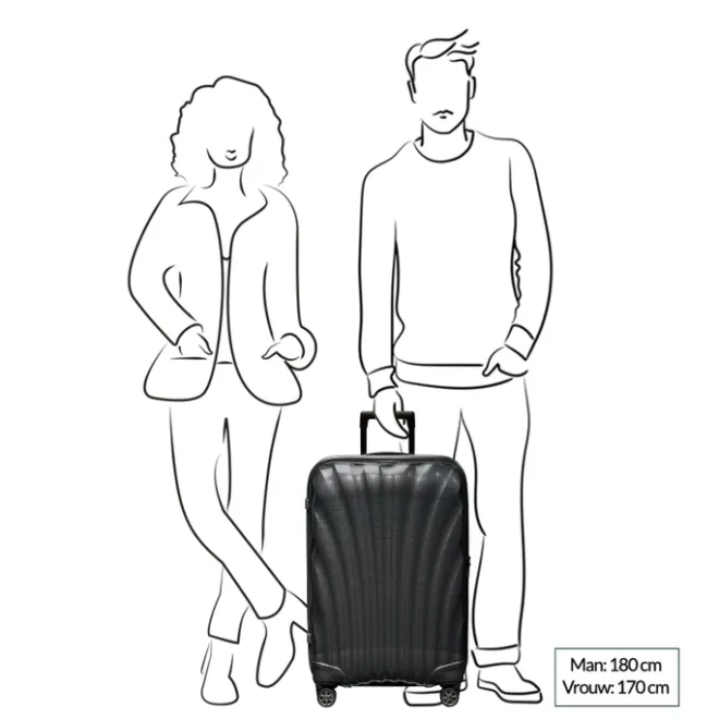 Online Samsonite C-Lite Spinner 69 midnight blue