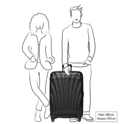 New Samsonite C-Lite Spinner 81 chili red