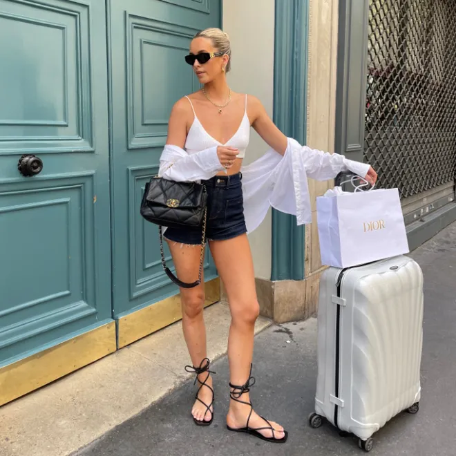 Discount Samsonite C-Lite Spinner 75 off white