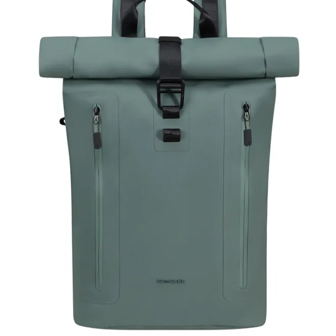 Sale Samsonite Coatify Biz Rolltop Backpack 15.6" green