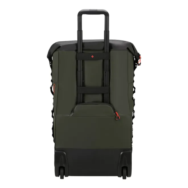 Clearance Samsonite Ecodiver Foldable Wheeled Duffle 4-In-1 climbing ivy