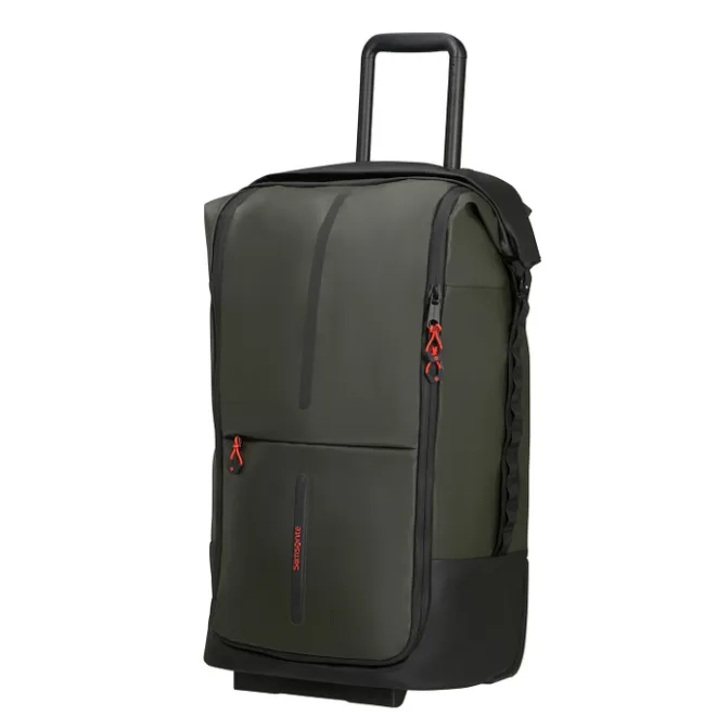 Clearance Samsonite Ecodiver Foldable Wheeled Duffle 4-In-1 climbing ivy