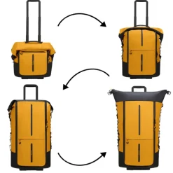 Sale Samsonite Ecodiver Foldable Duffle/Wheels 4-IN-1 yellow