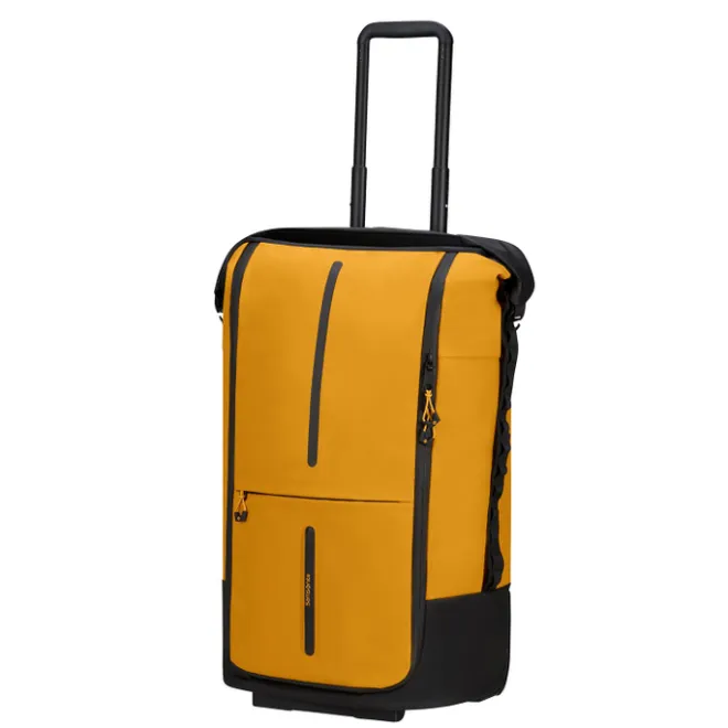 Sale Samsonite Ecodiver Foldable Duffle/Wheels 4-IN-1 yellow