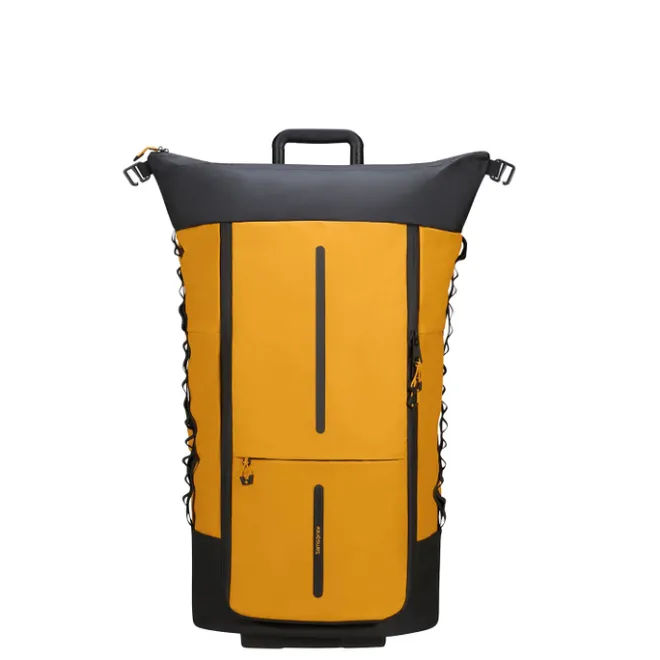 Sale Samsonite Ecodiver Foldable Duffle/Wheels 4-IN-1 yellow