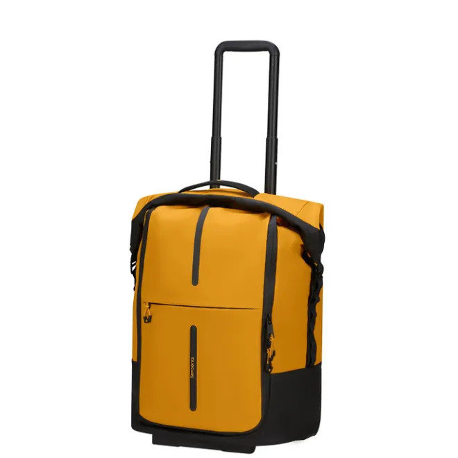 Sale Samsonite Ecodiver Foldable Duffle/Wheels 4-IN-1 yellow
