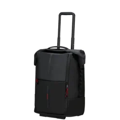 Clearance Samsonite Ecodiver Foldable Duffle/Wheels 4-IN-1 black