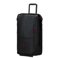 Clearance Samsonite Ecodiver Foldable Duffle/Wheels 4-IN-1 black
