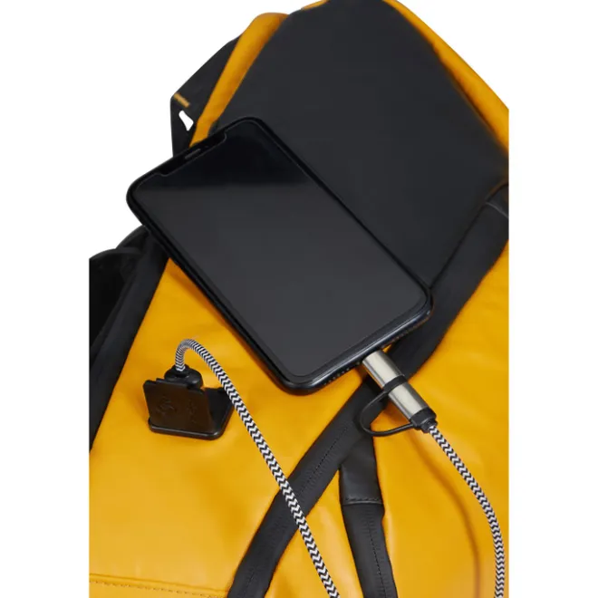 Hot Samsonite Ecodiver Laptop Backpack M USB yellow